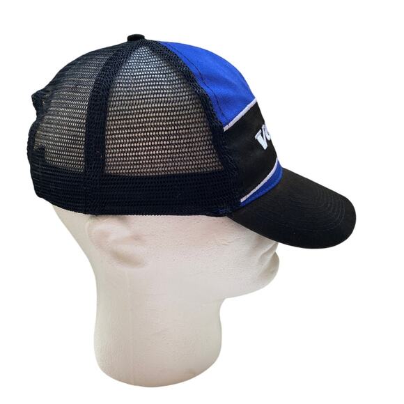 Volvo Trucker Hat Mesh Back Blue Black Snapback Baseball Cap - Picture 2 of 6